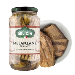 Grillowane bakłażany w oleju słonecznikowym Delizia 2000 580ml