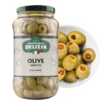 Zielone oliwki nadziewane papryką Delizia 2000 580ml
