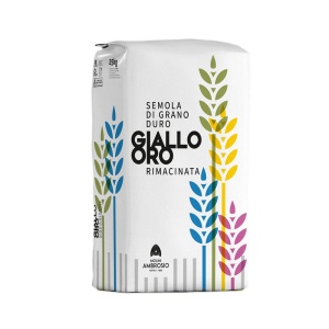 Mąka Giallo Oro Semola Di Grano Duro Rimacinata Molini Ambrosio