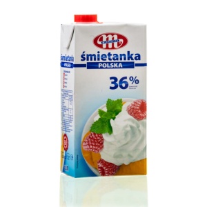 Śmietanka kuchenna 36%. 1 L MLEKOVITA