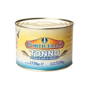 Tuńczyk w oleju słonecznikowym 1700g PORTICELLO